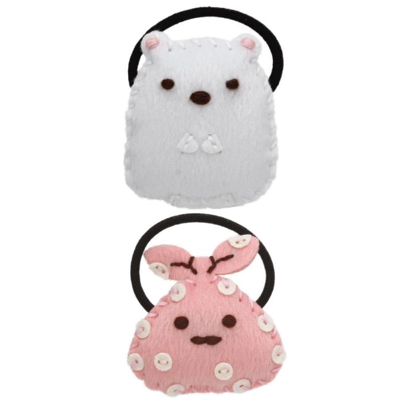 尾上萬 はじめてのソーイングキット ヘアゴム すみっコぐらし しろくま ふろしき OM-023275