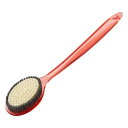日本クリンテック Purenessボディブラシ ハイブリッドタイプ ピンク 長さ 40cm 泡立ちが良い 背中まで届く ハイブリッドタイプ 日本製(3)