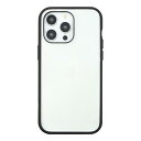 グルマンディーズ IIIIfit Clear(イーフィット クリア) iPhone15 Pro Max 対応 ケース ブラック IFT-168BK