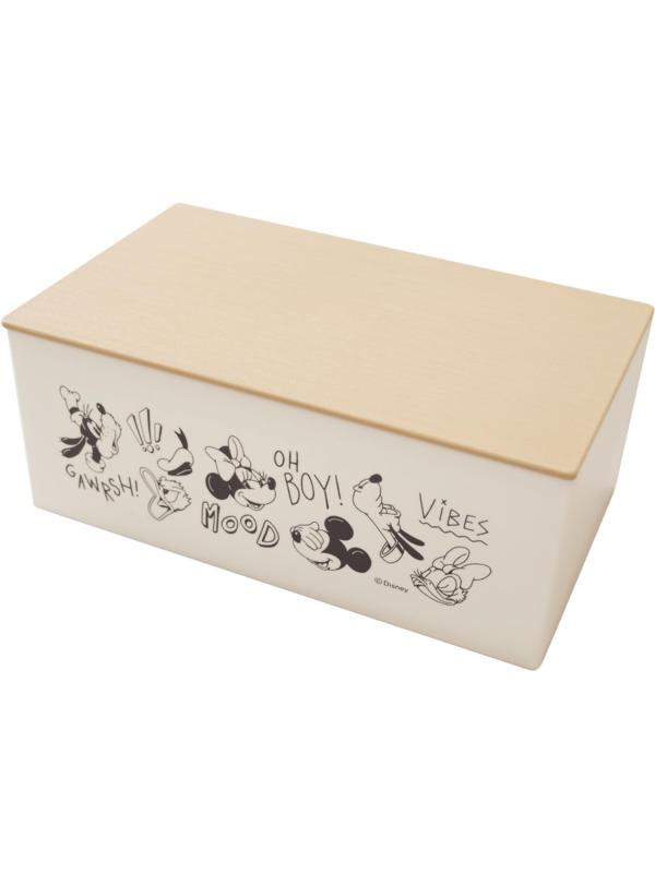 錦化成 ミッキーマウス おむつ袋 ケース ホワイト ティッシュケース 赤ちゃん おむつ 収納 収納ケース 手入れ簡単 ゴミ袋 詰め替え