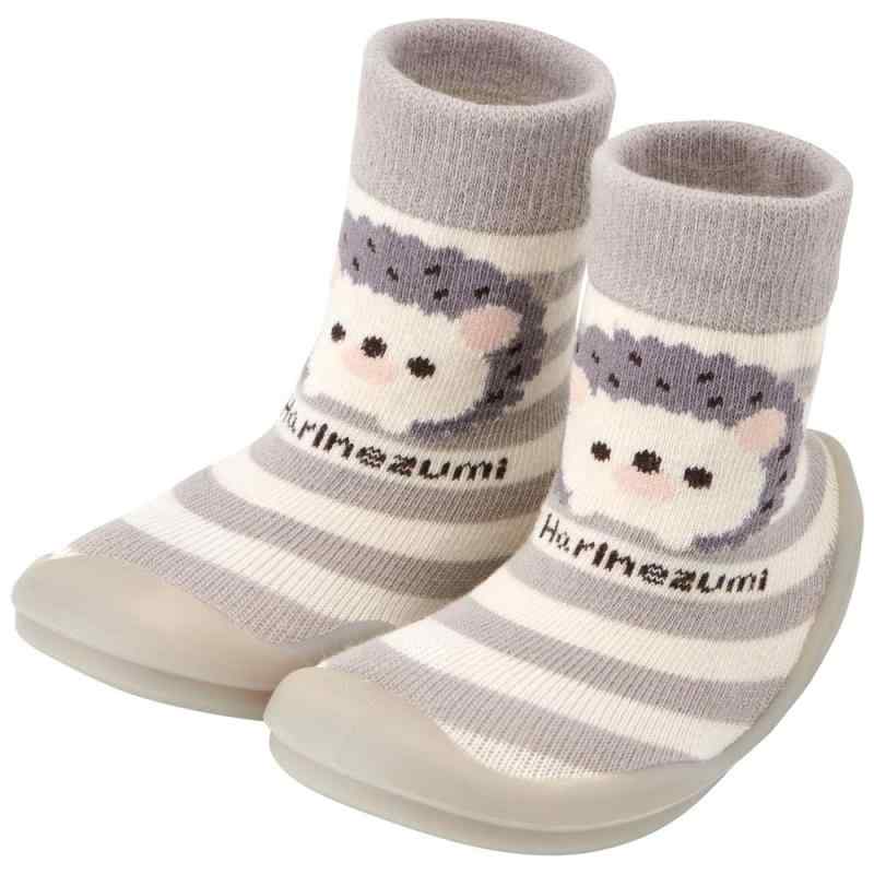 スケーター(Skater) ソックス シューズ L 13.6cm 対象15-18ヵ月 ベビー 靴 赤ちゃん Pompon's ハリネズミ ギフトボックス BSSHL4G-A