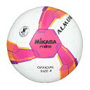 ミカサ(MIKASA) サッカーボール 日本サッカー協会 検定球 4号球 ALMUNDO(アルムンド) 小学生用 手縫い ボール FT451B-PV 推奨内圧0.8(kgf/㎠) ピンク/ヴァイオレット