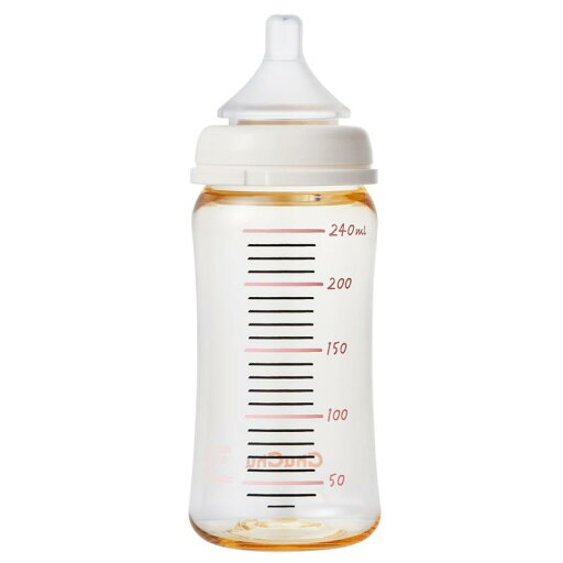 ChuChu(チュチュ) マルチフィット広口タイププラスチック製哺乳びん 240mL ベージュオレンジ 乳首 日本製 新生児 卒乳 全月齢 ChuChu(チュチュ) マルチフィット広口タイププラスチック製哺乳びん 240mL ベージュオレンジ 乳首 日本製 新生児 卒乳 全月齢