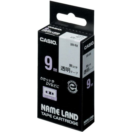 純正 カシオ ネームランド ラベルライター テープ 18mm XR-18BU 青地に黒文字 純正 カシオ ネームランド ラベルライター テープ 18mm XR-18BU 青地に黒文字
