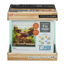 ジェックス GEX AQUARIUM グラステリア フィット 150CUBE plus フレームレス水槽 ガラスフタ付(4)