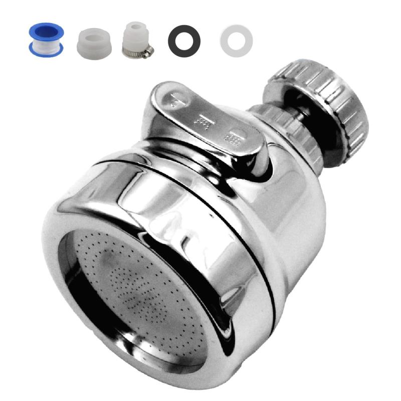 キッチンシャワー 蛇口 シャワー 蛇口シャワーヘッド 首振り式 蛇口交換アダプター付 3段階モード 蛇口シャワー 泡沫器 水漏れ防止 対応 キッチン・洗面所・浴室・トイレ用 取付簡単 ノズ