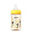 ピジョン 母乳実感 哺乳びん 240ml 3ヵ月頃~ 上質なプラスチック Disney 医療機関にも採用 軽くて割れにくい