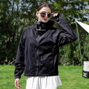 マウンテンパーカー レディース 薄手 撥水 UVカット 紫外線対策 登山 春夏 アウトドア ウインドブレーカー トップス ジャンパー ブルゾン 接触冷感 軽量 通気性 カーキ ブラック オフホワイト