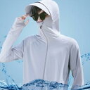 ジャケット 男性用 アウトドア 釣り用 長袖 薄手 通気性 メッシュ パーカー 紫外線対策 速乾 ウェア
