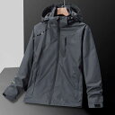 マウンテンパーカー メンズ レディース 撥水 防風 ジャケット 春秋 薄手 登山ウェア アウトドアウェア 大きいサイズ 深グレー 黒 カーキ オフホワイト 迷彩
