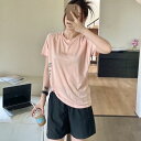 スポーツウェア レディース 上下セット 半袖 短パン 運動着 部屋着 ポリエステル 吸湿速乾性 伸縮性 ジャージ 春夏 黄色 紫 黒 ピンク 白 緑