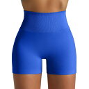 ヨガパンツ レディース スポーツ ショートパンツ ハイウエスト ヒップアップ タイト 無縫製 ランニング 軍緑 カーキ 桃色 ピンク系 ブルー グレー 紺色 ブ...