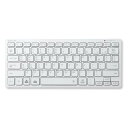 エレコム Bluetooth キーボード パンタグラフ式 軽量 マルチOS対応 iPad Surface Chromebook ホワイト TK-FBP102WH(2)