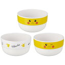 スケーター(Skater) 小鉢 メラミン ボウル 3個セット ポケットモンスター ピカチュウ フェイス 270ml MSM4-A