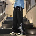 パンツ メンズ ストレート 裾ストレート カジュアルパンツ イージーパンツ リラックスパンツ 部屋着 普段使い ポリエステル ブラック コーヒー色 ホワイト