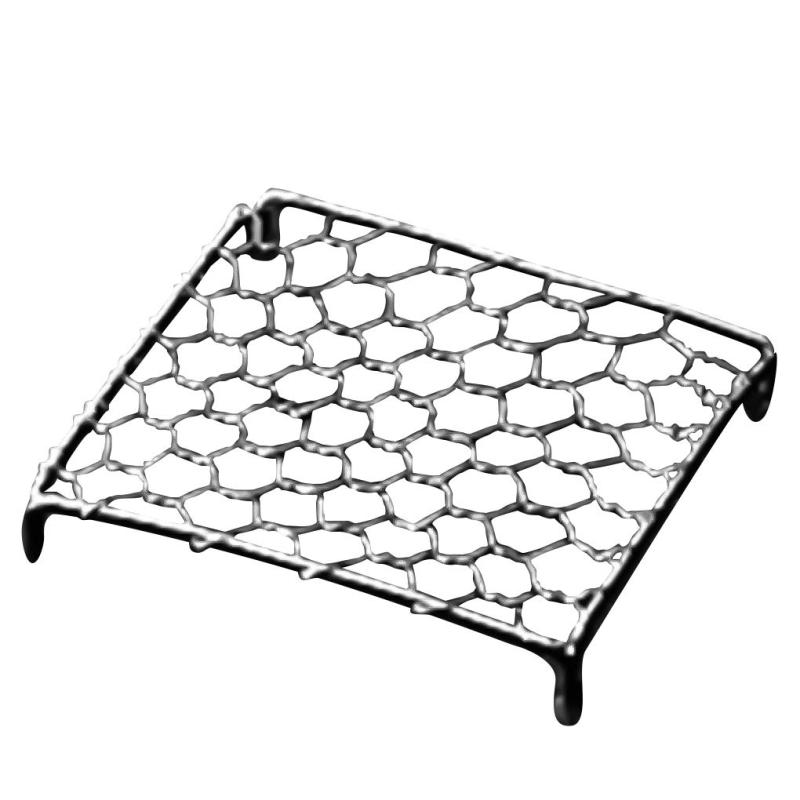 ヤマコー ステンレス目皿 角型3寸 21594