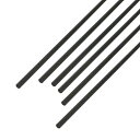 Ohamtes 6Pcs直径4mmカーボンファイバーロッド,無地つや消しロッド長400mm,カイト,リモートコントロール航空機,DIY物品フレームまたはサポートロッドに使用