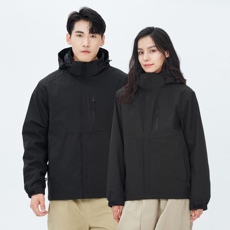 マウンテンパーカー メンズ レディース 防風 防水 ジャケット 取り外し可能 インナー付き アウター 登..