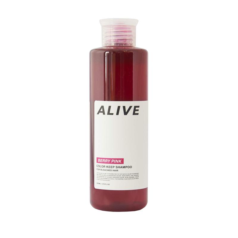 ALIVE COLOR KEEP SHAMPOO (Pink) アライブ カラーシャンプー 極濃ベリーピンクシャンプー 200ml ヘアカラー 1本 Pink オレンジのサムネイル