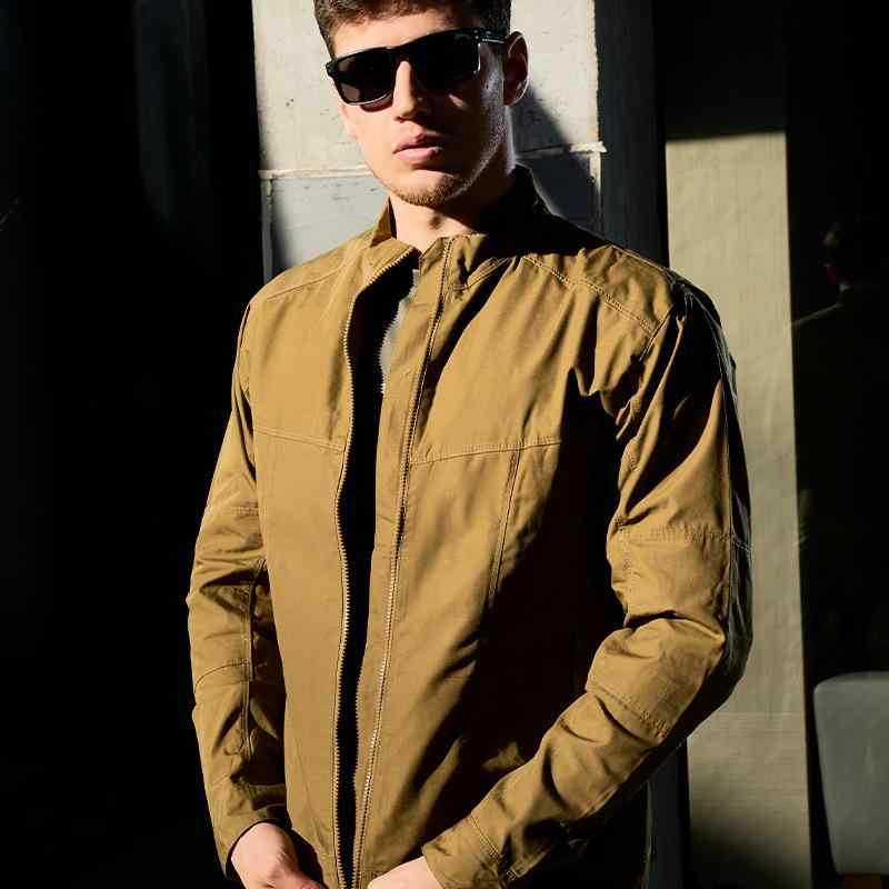 ジャケット メンズ 薄手 防水 多機能 アウトドア 登山 春秋 カーキ グレー 迷彩(x2)(4)