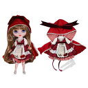 rakulifey ブライス服 アウトフィット お洋服 ドレス ネオブライス衣装セット メイド服 レッド オビツ24通用