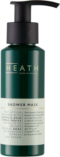 【HEATH/シャワーマスク 85ml -レモンの香り-】ヒース メンズ ディープ クレンジング フェイスパック 洗顔前 ワンステップ 皮脂 黒ずみ 角質除去 くすみ予防 動物性成分不使用 パラベンフリー 【HEATH/シャワーマスク 85ml -レモンの香り-】ヒース メンズ ディープ クレンジング フェイスパック 洗顔前 ワンステップ 皮脂 黒ずみ 角質除去 くすみ予防 動物性成分不使用 パラベンフリー