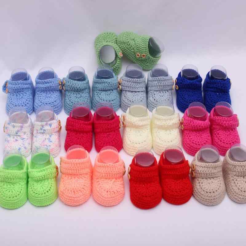 ベビーシューズ 手編み 毛糸 赤ちゃん 靴 ソフト底 歩行練習靴 男の子 女の子 靴下 ウール 中国風 レッ..