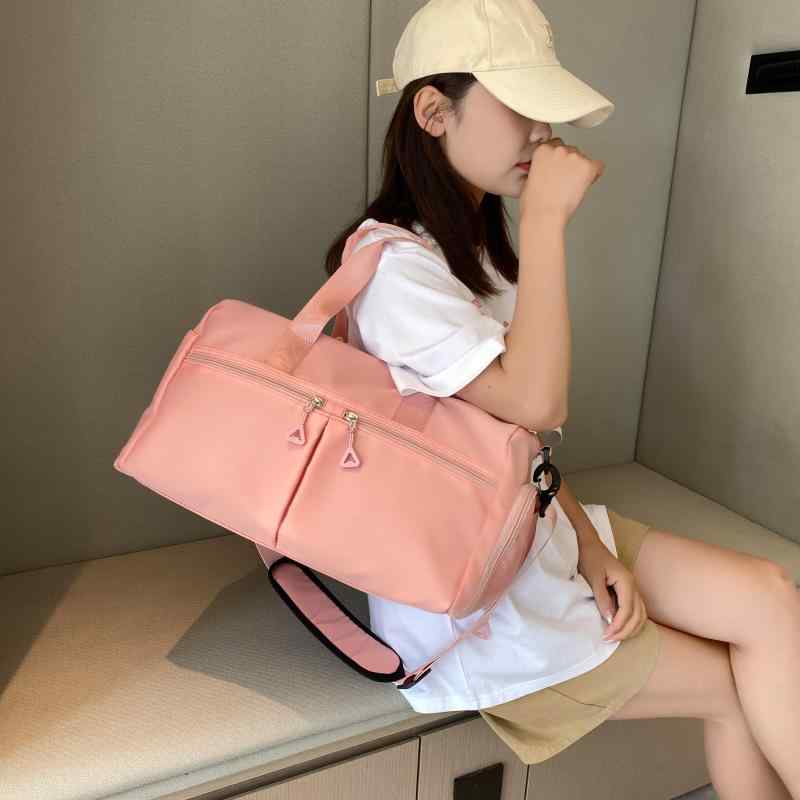 リュック レディース スポーツ 2way 20-35L 乾湿分離 ヨガ ジム バッグ ナイロン 防水 撥水 灰色 黒 カ..