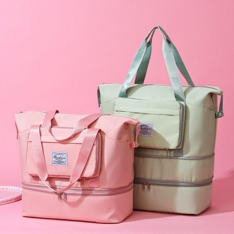 フィットネスバッグ レディース 折りたたみ 拡張可能 ボストンバッグ 旅行 撥水 耐摩耗 大容量 スポー..