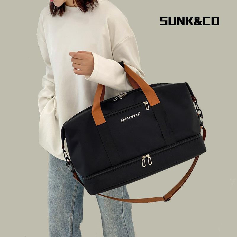 旅行用ボストンバッグ レディース 大容量 防水 乾湿分離 スポーツジム ヨガ 鞄 短期出張 トラベルバッ..