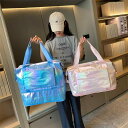 トートバッグ レディース メンズ 撥水 2way スポーツ ジム ヨガ 大容量 トラベルバッグ 旅行 出張 36〜55L オックスフォード 無地 パステルカラー...