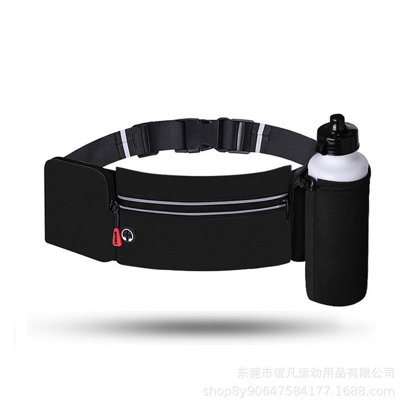 スポーツ腰 ব্যাগ 男性用 ランニング ジョギング 登山 ウォーキング 散歩 スマホ ペットボトル 収納 防..