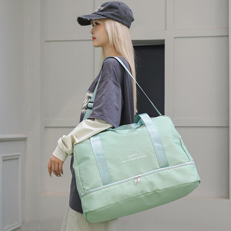 旅行バッグ レディース メンズ 乾湿分離 スポーツバッグ 男女兼用 収納袋 大容量 手提げバッグ 撥水加..