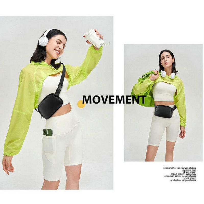 スポーツ用ウエストポーチ 男性用 防水 耐摩耗性 ボディバッグ スマホ 収納 紺色 黒 カーキ色 スレート..