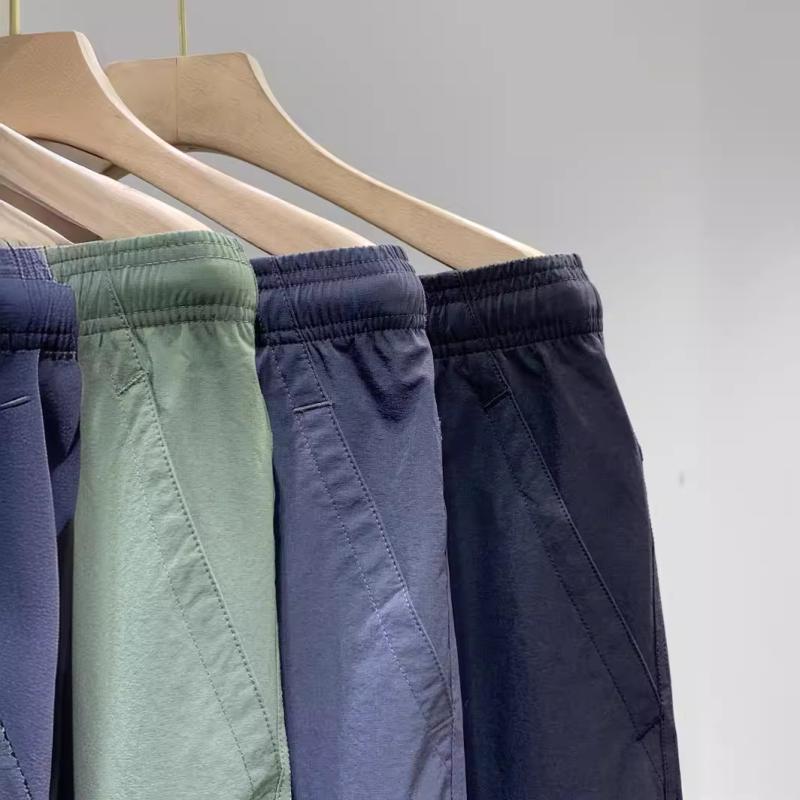 パンツ メンズ 男性用 速乾性 伸縮性 運動 スポーツ カジュアル ロングパンツ 黒 ブラック グレー カー..