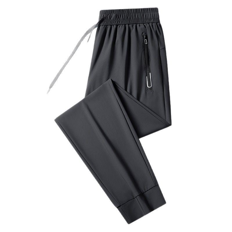 パンツ メンズ ズボン 男性用 ストレート 接触冷感 薄手 スポーツ ウェア 普段使い レジャー 伸縮性 ウ..