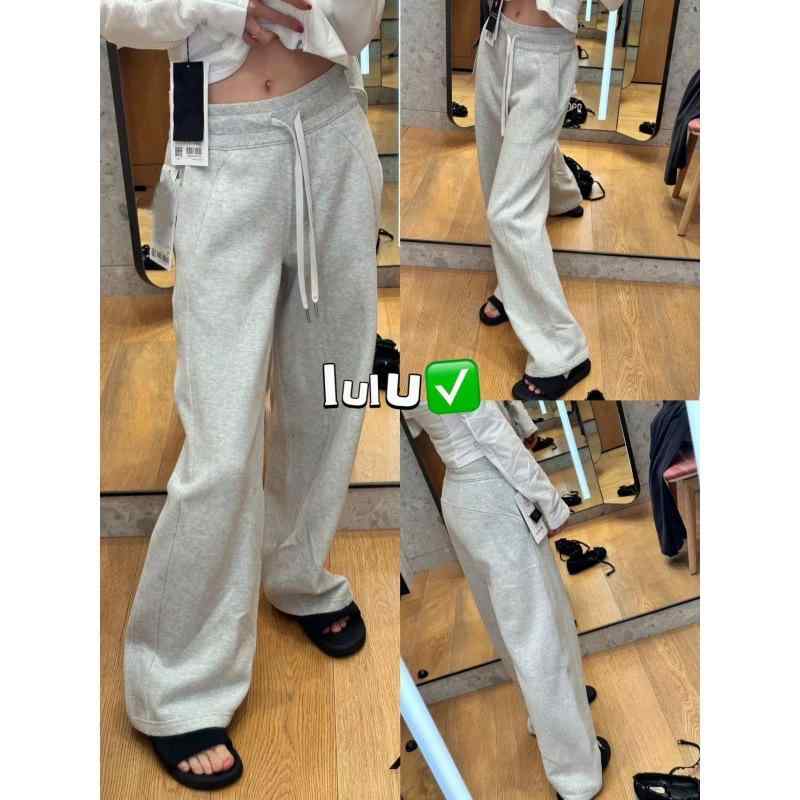 ヨガパンツ レディース ワイドレッグパンツ ニット テーパードパンツ ポリエステル混紡 伸縮性 ウエス..