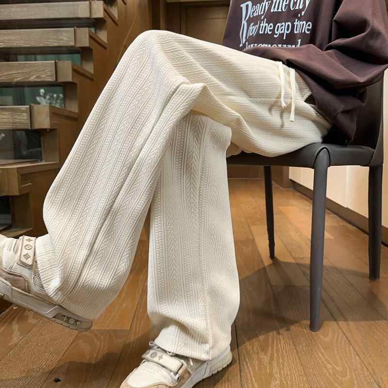 パンツ メンズ 春秋 テーパードパンツ ストレートパンツ ワイドレッグパンツ リラックスパンツ 高腰 無..