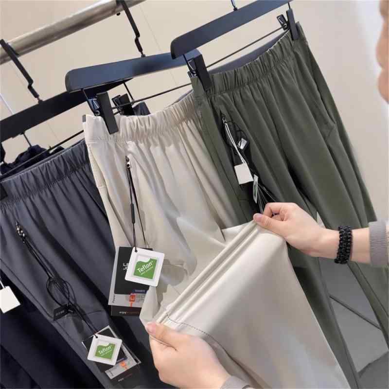 パンツ メンズ 男性用 テーパードパンツ ストレッチ 吸湿速乾 軽量 薄手 スポーツ アウトドア 3D裁断 ..