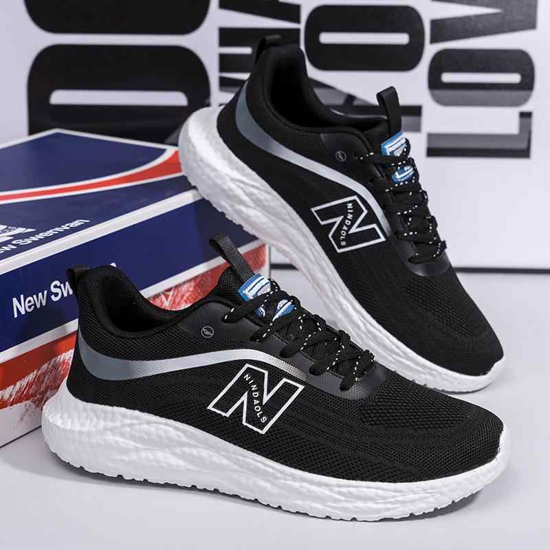 スニーカー レディース メンズ 軽量 メッシュ 通気性 防臭 運動靴 カジュアル ランニング シューズ スポーティ 春夏 普段使い(x2)