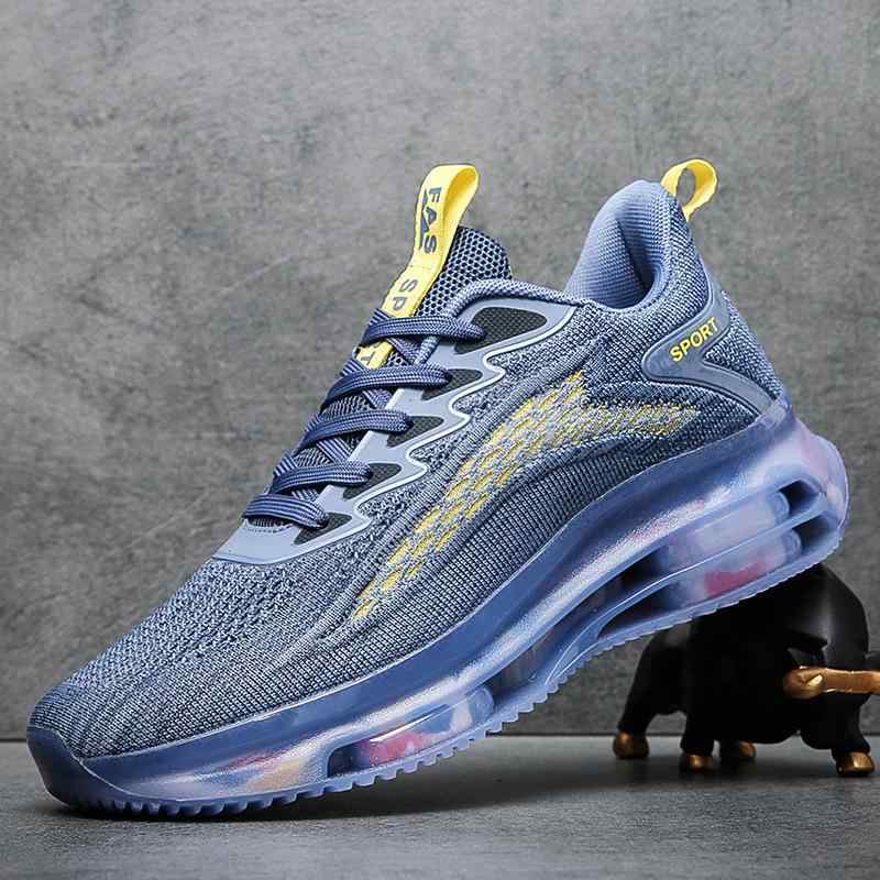 スニーカー メンズ 男性用 スポーツシューズ ランニングシューズ 厚底 運動靴 通気性 軽量 クッション性 滑り止め メッシュ 黒 ブラック系