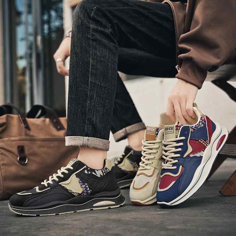 スニーカー メンズ 男性用 運動靴 スポーツシューズ ランニングシューズ 普段使い 軽量 クッション性 ブラック系