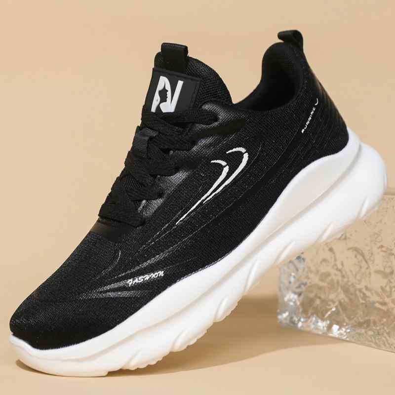 スニーカー メンズ レディース ランニングシューズ スポーツシューズ 運動靴 ローカット 紐靴 通気性 メッシュ 軽量 ブラック ブルー パープル ホワイト 春夏秋冬(x2)