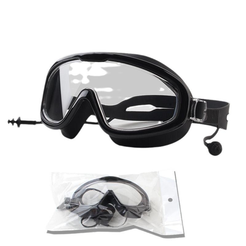 スイミングゴーグル 大人用 水中メガネ 防水 防曇 高精細 度付き対応可 カラーレンズ