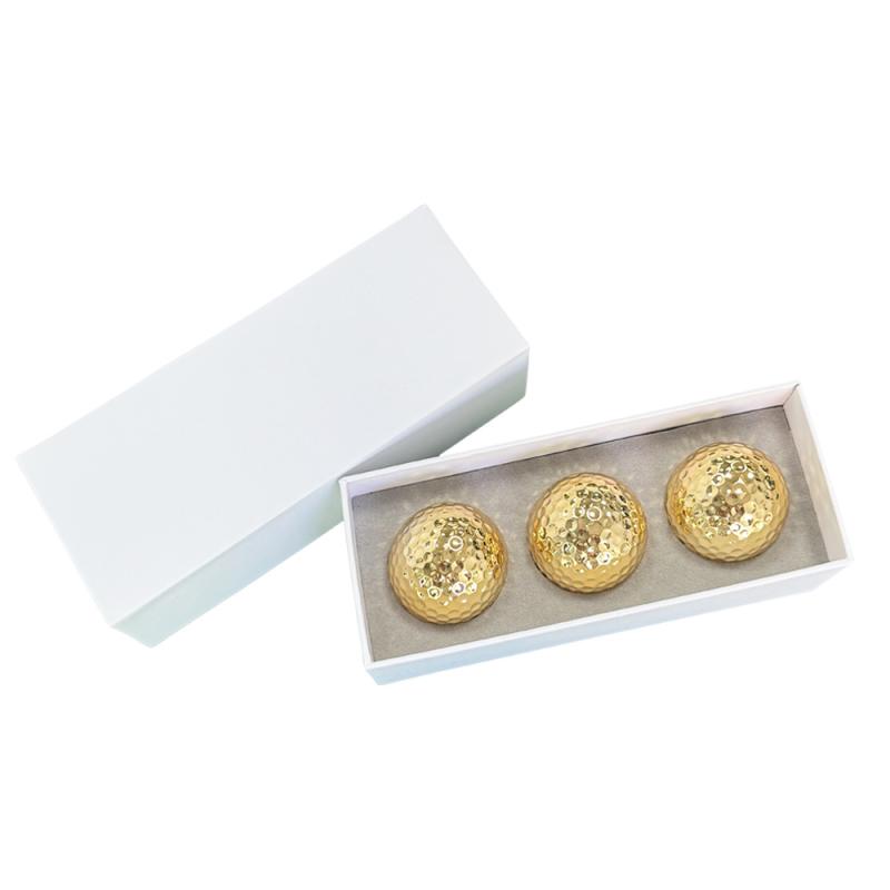 ゴルフ ゴルフボール ギフトセット 3個入り 紙製ギフトボックス入り ゴルフ用品(x3)