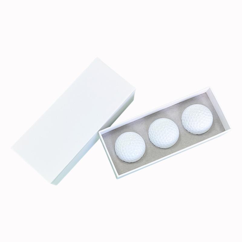 ゴルフボール 3個入り 白色 ギフトセット ゴルフ用品 ゴルフコンペ 景品(x3)
