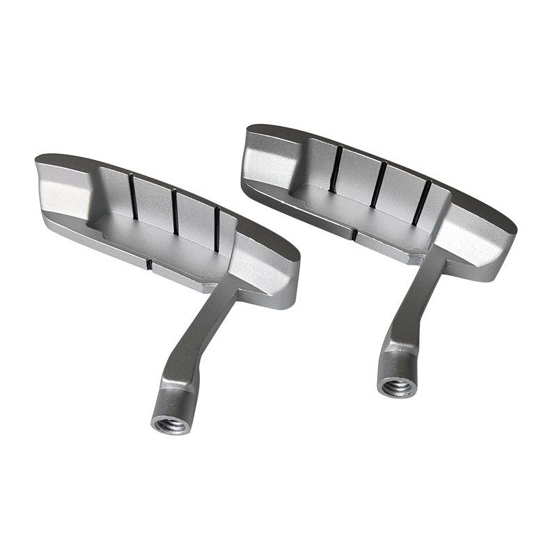 ゴルフクラブ メンズ ゴルフパター 亜鉛合金 ヘッド アルミ合金 シャフト シルバー(x2)