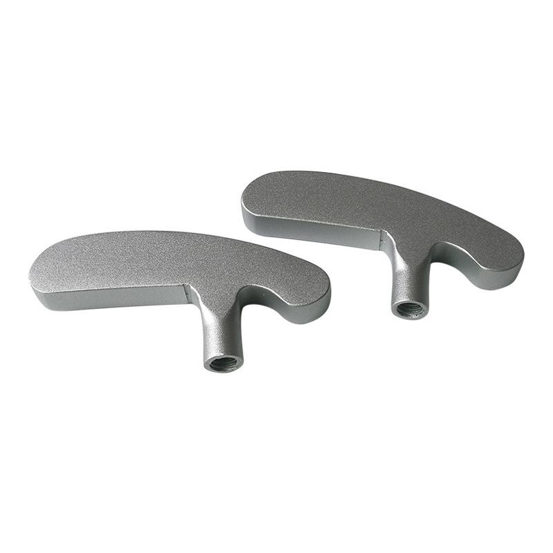 ゴルフクラブ メンズ 亜鉛合金 パター ヘッド ゴルフ用品 シルバー スポーツ 運動(x2)