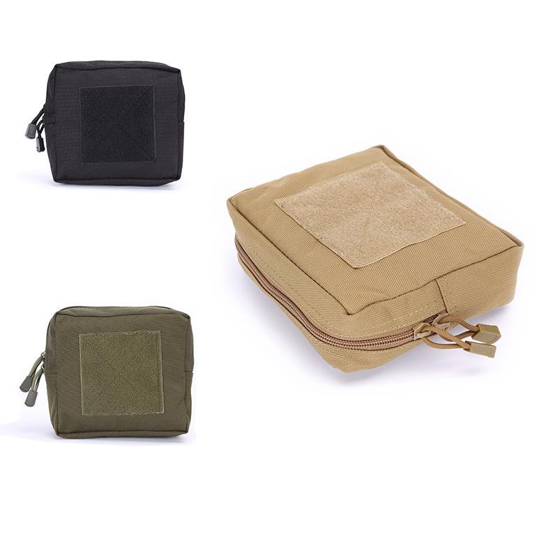 スポーツ用ウエストポーチ MOLLEシステム対応 多機能収納 探検 アウトドア カジュアル ミリタリー ブラ..