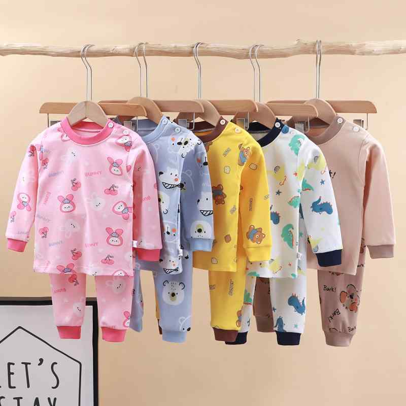 子供用パジャマ 上下セット ベビー服 男女兼用 綿100％ キッズ ボーイズ ガールズ ルームウェア アニマ..